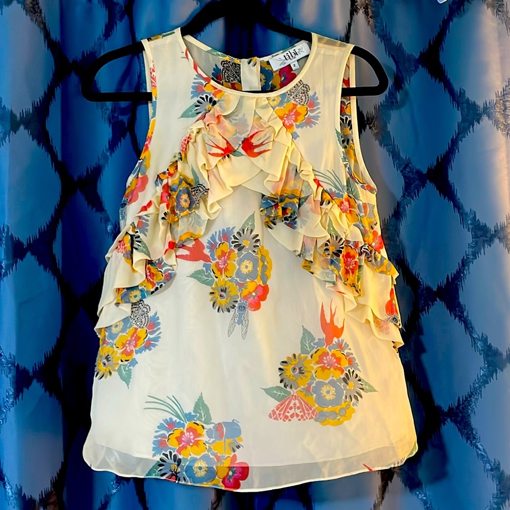 TIBI 100% Silk Blouse